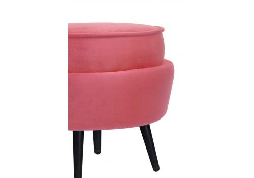  Пуф Pearl Adorn Karmin на черных ножках, фото 4 