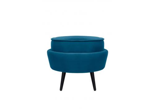  Пуф Pearl Adorn Marine на черных ножках, фото 1 