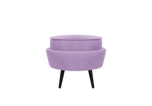  Пуф Pearl Adorn Purple на черных ножках, фото 1 