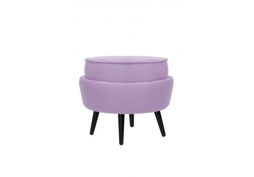  Пуф Pearl Adorn Purple на черных ножках, фото 2 