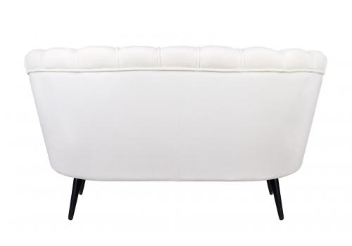  Диван ракушка Pearl Double Beige на черных ножках, фото 4 