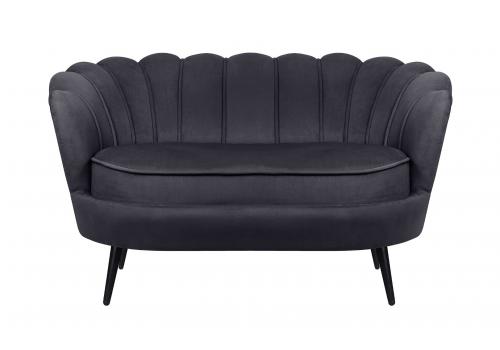  Дизайнерский диван Pearl Double Black на черных ножках, фото 1 