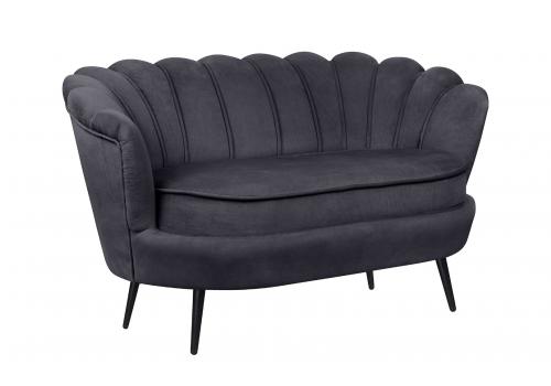  Дизайнерский диван Pearl Double Black на черных ножках, фото 2 