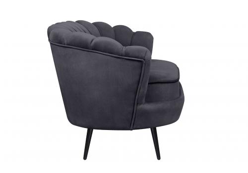  Дизайнерский диван Pearl Double Black на черных ножках, фото 3 