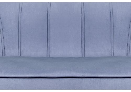  Диван ракушка Pearl Double Blue на черных ножках, фото 5 