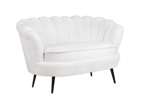  Двухместный диван Pearl Double Boucle на черных ножках, фото 2 