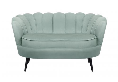  Диван ракушка Pearl Double Green на черных ножках, фото 1 