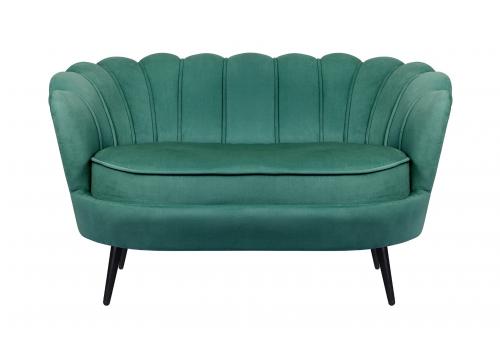  Дизайнерский диван Pearl Double Green V2 на черных ножках, фото 1 