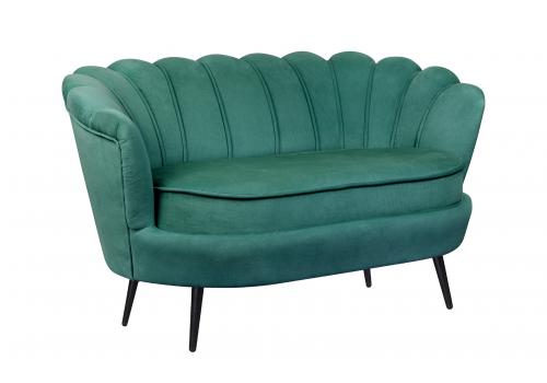  Дизайнерский диван Pearl Double Green V2 на черных ножках, фото 2 