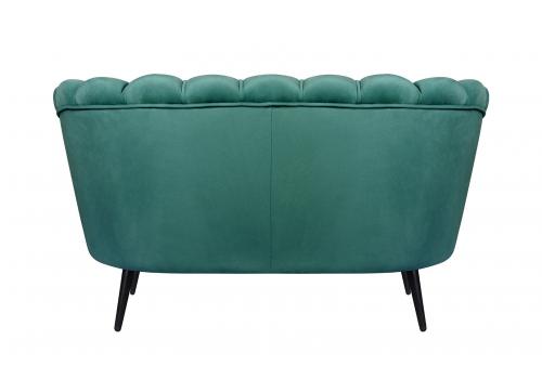  Дизайнерский диван Pearl Double Green V2 на черных ножках, фото 4 