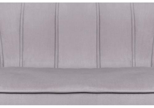  Диван ракушка Pearl Double Grey на черных ножках, фото 5 