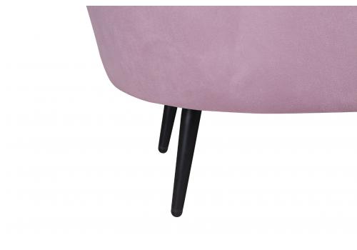  Дизайнерский двухместный диван Pearl Double Pink на черных ножках, фото 7 