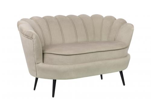  Дизайнерский диван Pearl Double Taupe на черных ножках, фото 2 