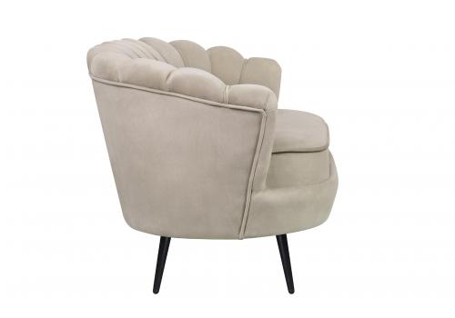  Дизайнерский диван Pearl Double Taupe на черных ножках, фото 3 