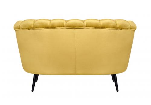  Дизайнерский диван Pearl Double Yellow на черных ножках, фото 4 