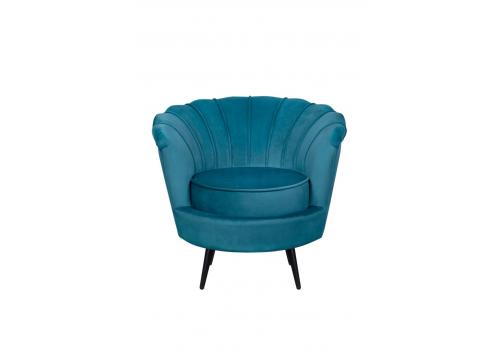  Кресло ракушка Pearl Marine на черных ножках, фото 1 