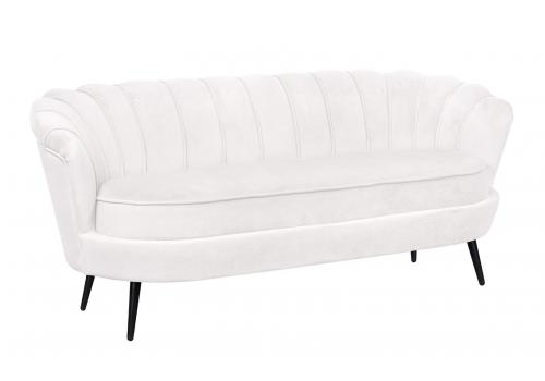  Диван ракушка Pearl Triple Beige на черных ножках, фото 2 