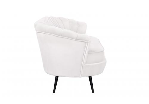  Диван ракушка Pearl Triple Beige на черных ножках, фото 3 