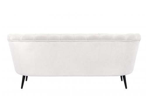  Диван ракушка Pearl Triple Beige на черных ножках, фото 4 