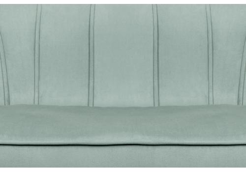  Диван ракушка для гостиниц Pearl Triple Green на черных ножках, фото 5 