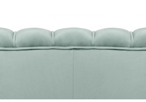  Диван ракушка для гостиниц Pearl Triple Green на черных ножках, фото 6 