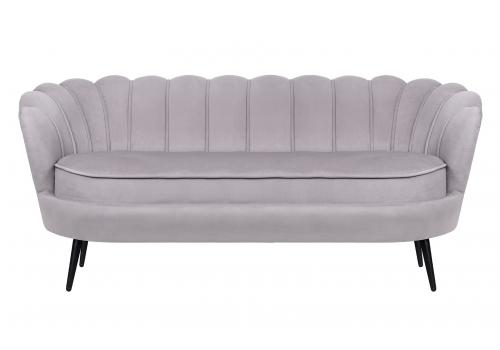  Дизайнерский диван для гостиниц Pearl Triple Grey на черных ножках, фото 1 