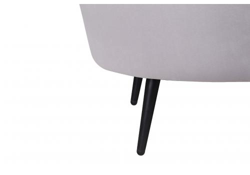  Дизайнерский диван для гостиниц Pearl Triple Grey на черных ножках, фото 7 