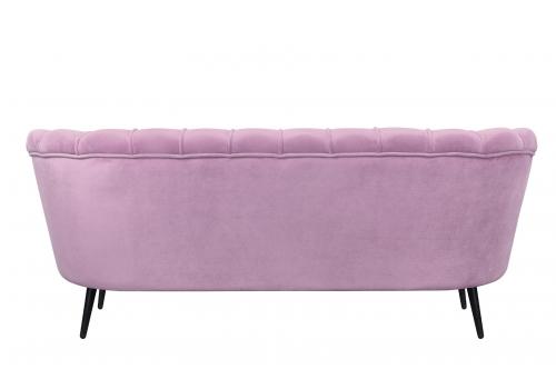  Диван ракушка Pearl Triple Pink на черных ножках, фото 4 