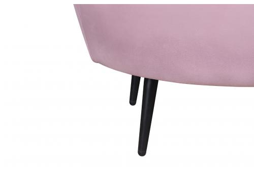  Диван ракушка Pearl Triple Pink на черных ножках, фото 7 