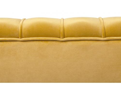  Дизайнерский диван Pearl Triple Yellow на черных ножках, фото 5 