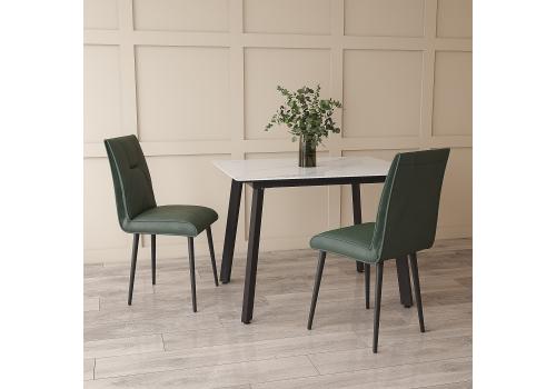  Стул Сенатор (2 шт) Кожа олива / продажа с выставки, фото 5 