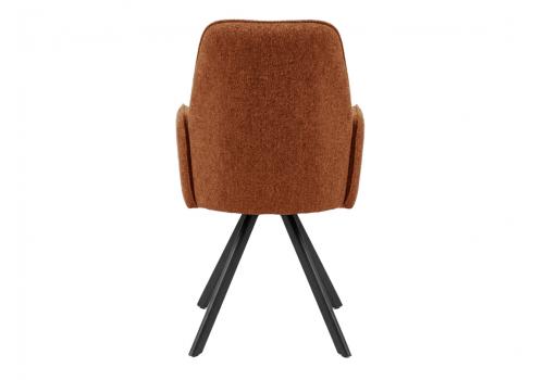  Стул DikLine 293 поворотный BL07 терракотовый, ножки черные, фото 4 