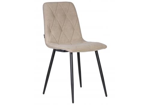  Стул обеденный DOBRIN CHILLY ROMBO, Капучино Simple 05, основание черное, фото 1 