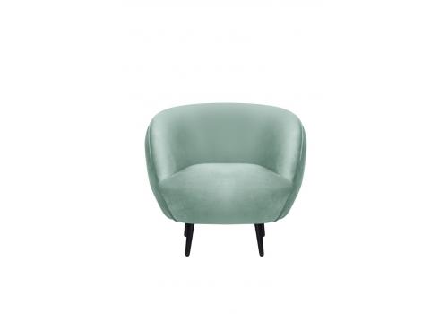  Мягкое кресло Small Benee Green на черных ножках, фото 2 