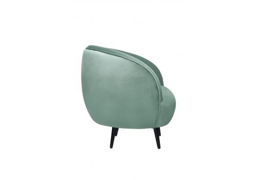  Мягкое кресло Small Benee Green на черных ножках, фото 3 