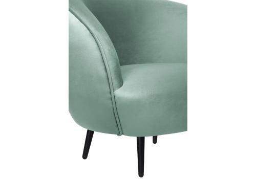  Мягкое кресло Small Benee Green на черных ножках, фото 5 