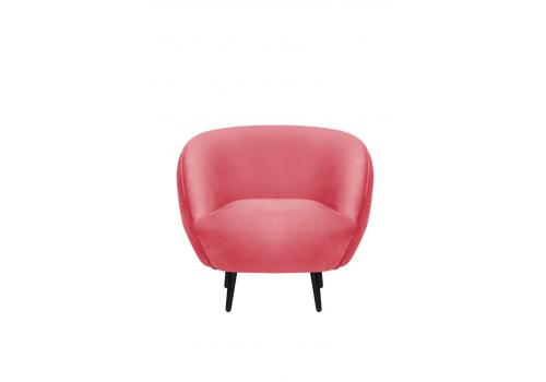  Мягкое кресло Small Benee Karmin на черных ножках, фото 2 