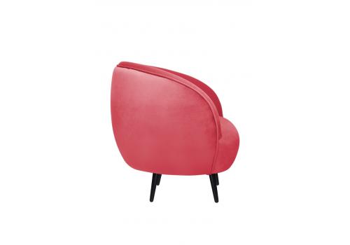  Мягкое кресло Small Benee Karmin на черных ножках, фото 3 