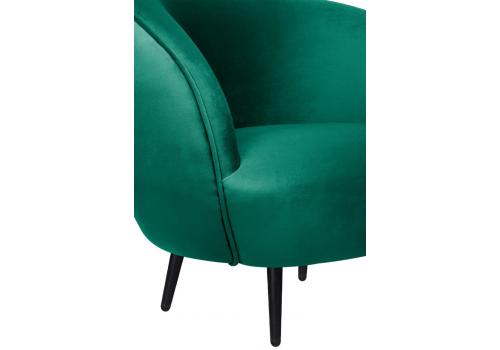  Мягкое кресло Small Benee Green V2 на черных ножках, фото 5 