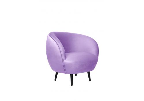  Мягкое кресло Small Benee Purple на черных ножках, фото 1 