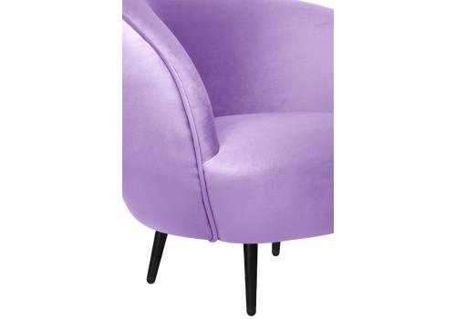  Мягкое кресло Small Benee Purple на черных ножках, фото 5 