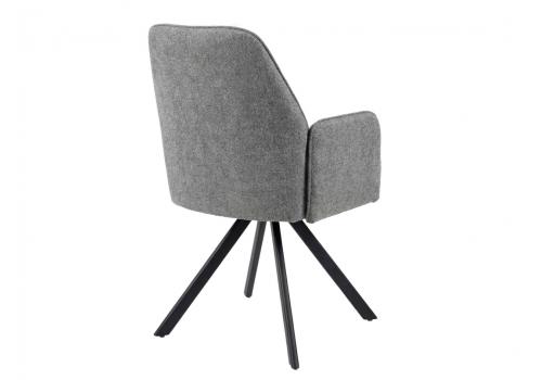  Стул DikLine 293 поворотный BL13 серый, ножки черные, фото 2 