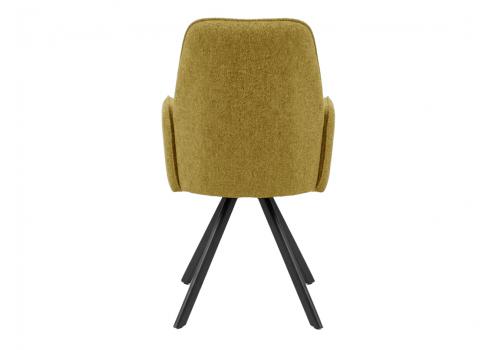  Стул DikLine 293 поворотный BL08 горчица, ножки черные, фото 4 