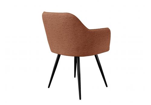  Стул DikLine 277 поворотный NS Rust терракотовый, ножки черные, фото 3 