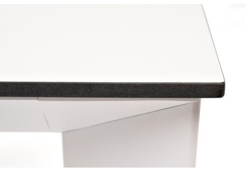  "Венето" обеденный стол из HPL 90х90см, цвет молочный, каркас белый, фото 6 