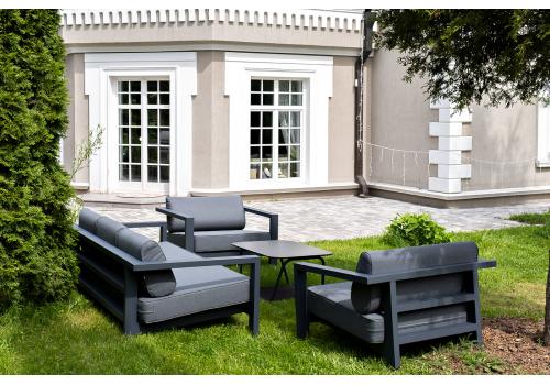  "Гранада" лаунж-зона из алюминия со столиком из HPL, фото 5 