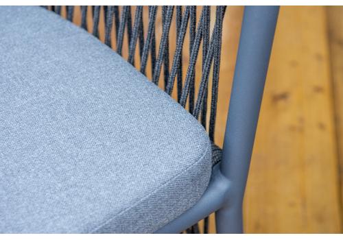  "Романо" обеденная группа на 6 персон, каркас темно-серый, роуп темно-серый, фото 8 