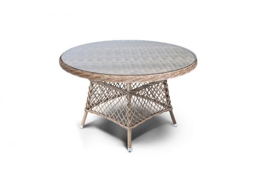  "Равенна" обеденная группа плетеная, цвет соломенный, фото 4 