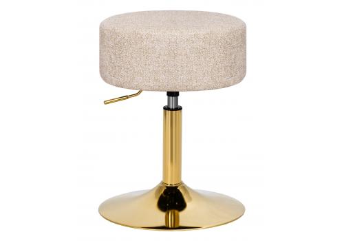  Пуф DOBRIN DANNY GOLD, бежевый твид (LEO26), фото 1 