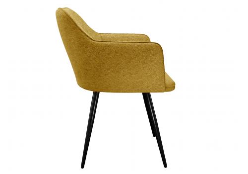  Стул DikLine 277 поворотный NS Gold горчица, ножки черные, фото 4 